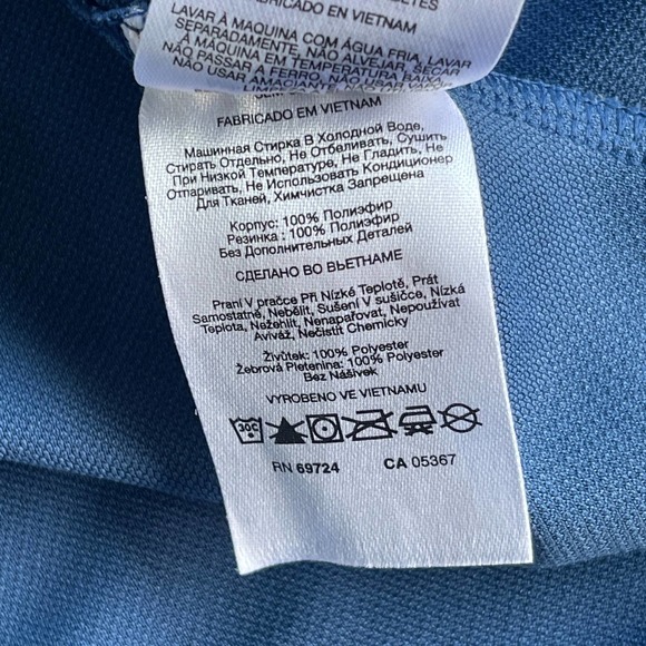 Columbia Polo Shirt Mens 2X XXL Blue Omni-wick Short Sleeve Pullover Golf - Picture 4 of 10